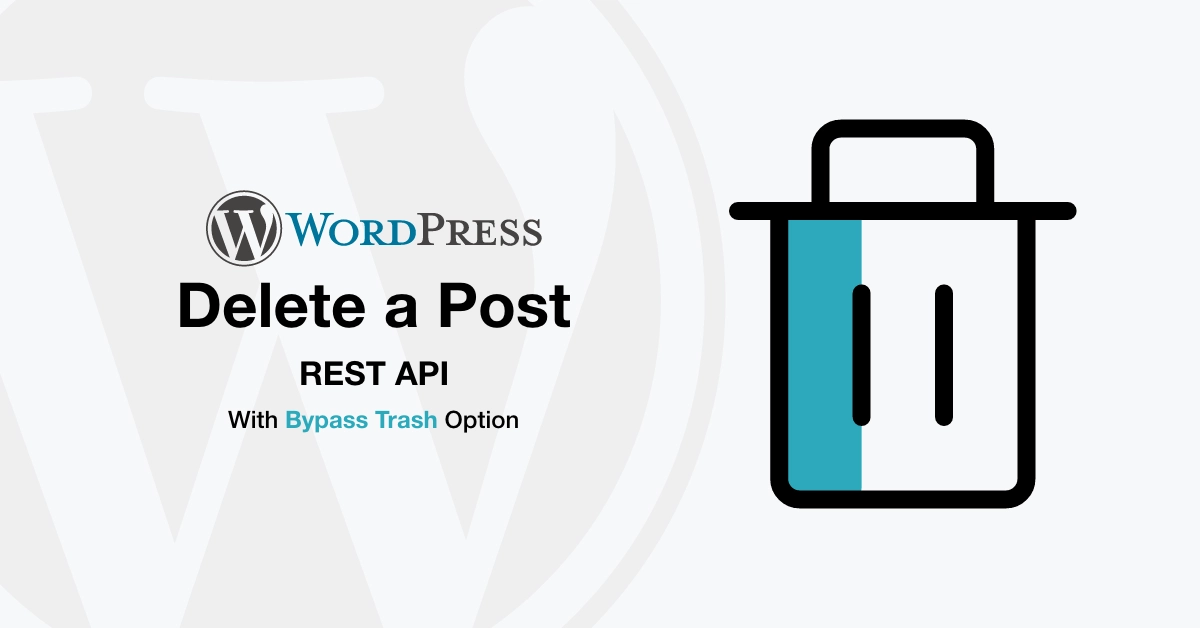 WordPress REST API Delete Post Example